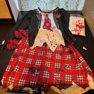 Zombie School Girl Costume - Medium